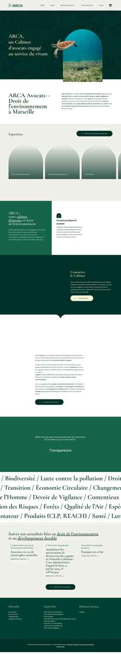 Screenshot www.arca-coop.com