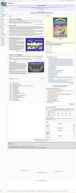 Skærmbillede www.c64-wiki.com