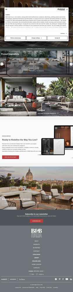 Screenshot www.bebitalia.com