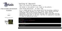 Screenshot www.web-artanis.com