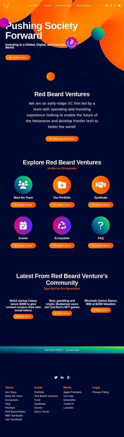 Screenshot redbeard.ventures