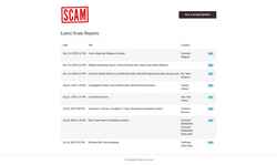 Capture d'écran scam.com