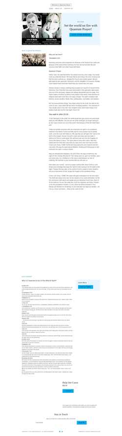 Screenshot quantumpraise.com