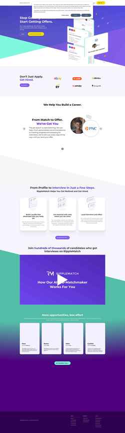 Screenshot ripplematch.com