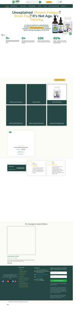 Schermata detoxmetals.com