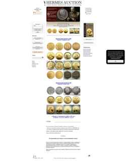 Screenshot www.hermesauction.ru
