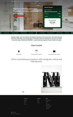 Screenshot horeca.madaracosmetics.com