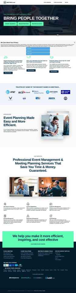 Screenshot www.meetings.com