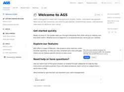 Снимак екрана docs.ag5.com