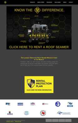 Screenshot diroofseamers.com