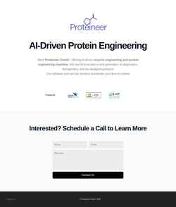 Screenshot proteineer.com