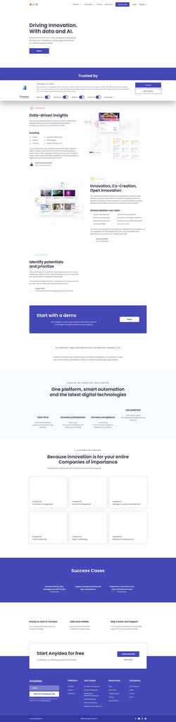 Skärmdump www.anyidea.ai