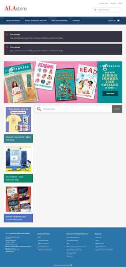 Screenshot alastore.ala.org