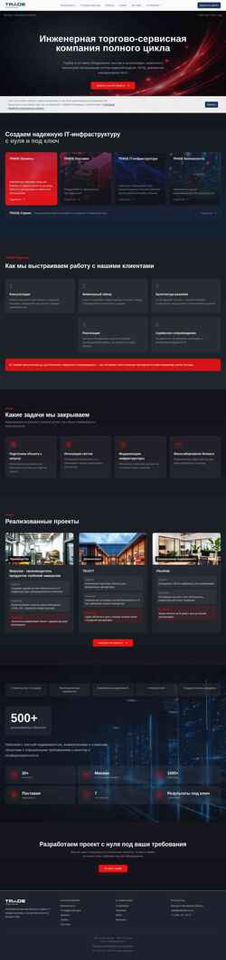 Snímek obrazovky tradetelecom.ru