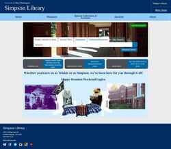 Screenshot library.umw.edu