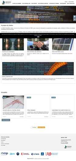 Screenshot www.sedoo.fr