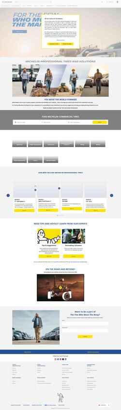 Képernyőkép business.michelin.ca