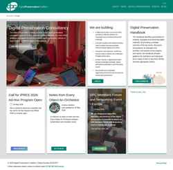 Screenshot www.dpconline.org