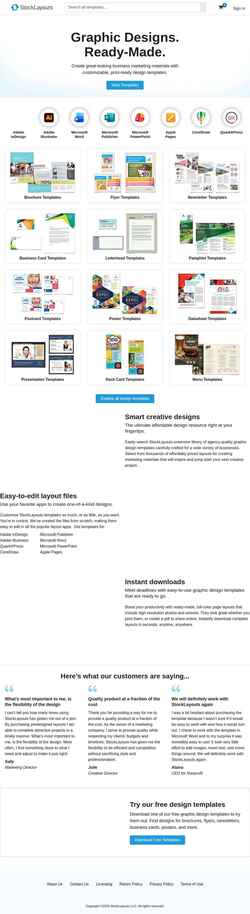 Captura de pantalla stocklayouts.com
