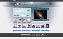Screenshot irsa.ipac.caltech.edu
