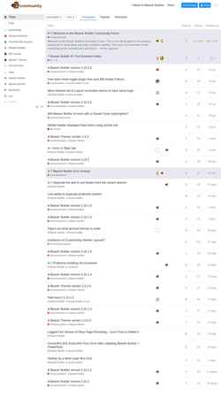 截屏 community.wpbeaverbuilder.com