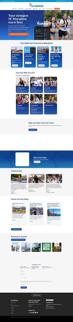 Screenshot www.thesfmarathon.com