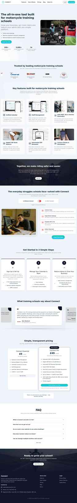 Screenshot www.connectmct.com