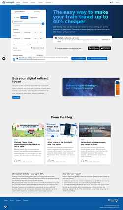 Ekraanipilt trainsplit.com