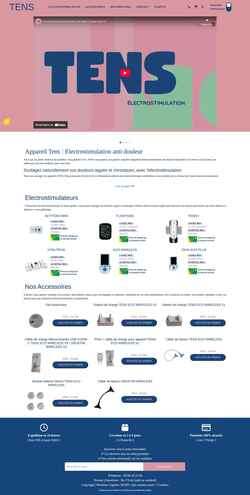 Снимак екрана www.tens.fr