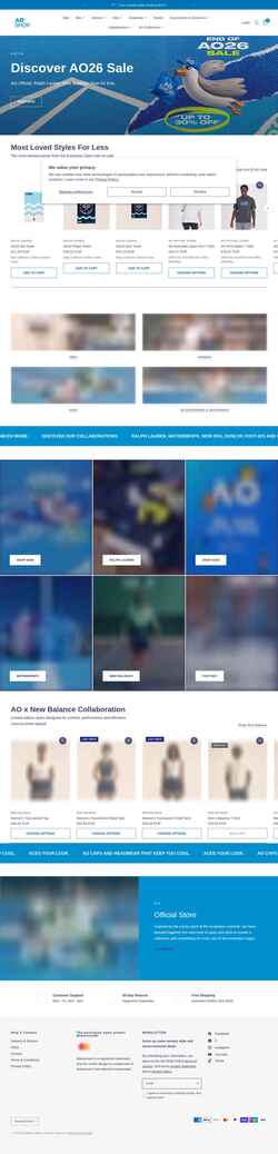 Screenshot australianopenshop.com