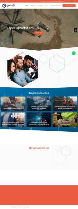 Captura de pantalla goto6solutions.com