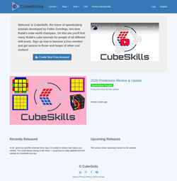 Zrzut ekranu www.cubeskills.com