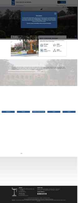 Ekran görüntüsü www.doonschool.com