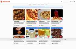 Captură de ecran www.blockchef.com