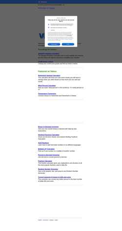 Captura de pantalla valeur.com