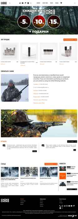 Posnetek zaslona www.chokechoke.ru