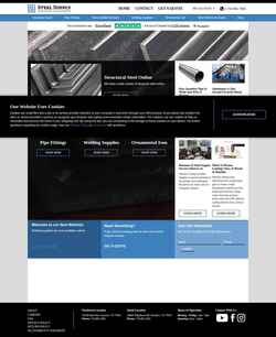 Екранна снимка www.steelsupplylp.com