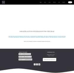 Captura de pantalla deaf.foundation