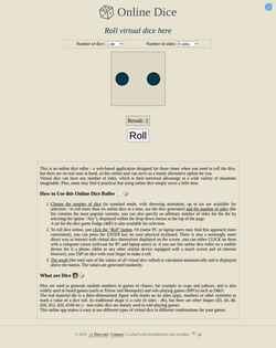 Screenshot dice.onl
