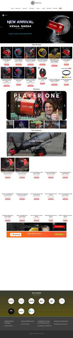 Screenshot player-one-astronomy.com