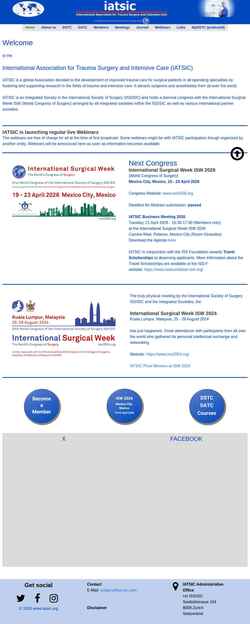 Screenshot www.iatsic.org