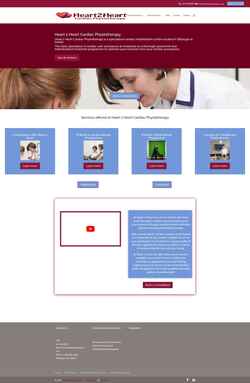 Captura de pantalla h2hcardiacphysio.com