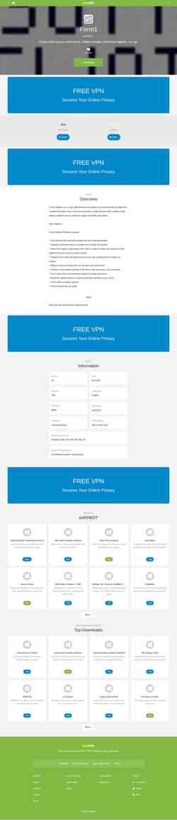 Snímka obrazovky form1.apponic.com