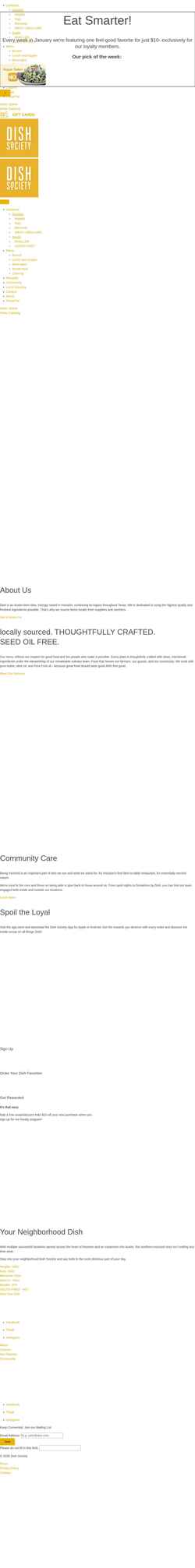 Скриншот dishsociety.com
