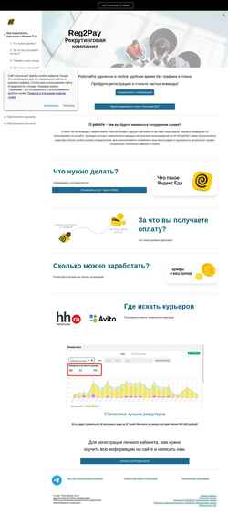 Captura de pantalla www.reg2pay.ru