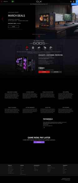 Skærmbillede www.clxgaming.com