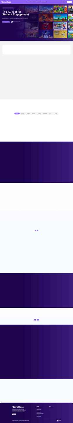Schermata www.gameclass.ai