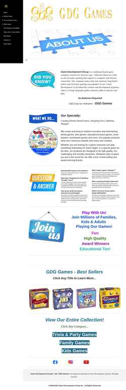 Schermafbeelding www.gdg-games.com
