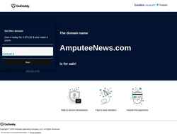 Screenshot amputeenews.com