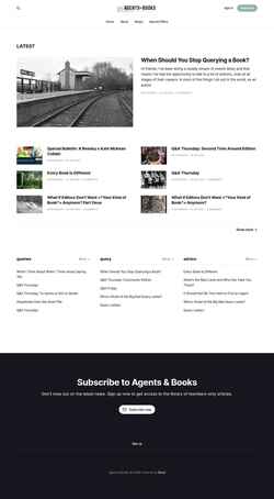 Zrzut ekranu www.agentsandbooks.com